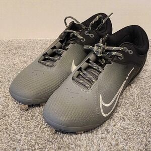 Nike Hyperdiamond 4 Elite Softball Cleats Women's Size 10 Gray Black CZ5917-001